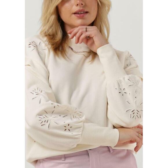 Scotch & Soda Eyelet Crewneck Sweatshirt - Picture 2 of 7